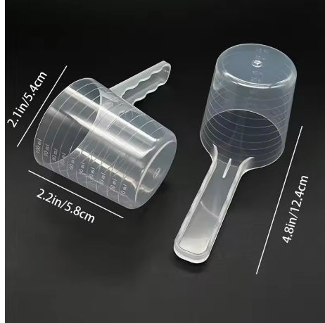 1pc Transparent Pet Measuring Spoon