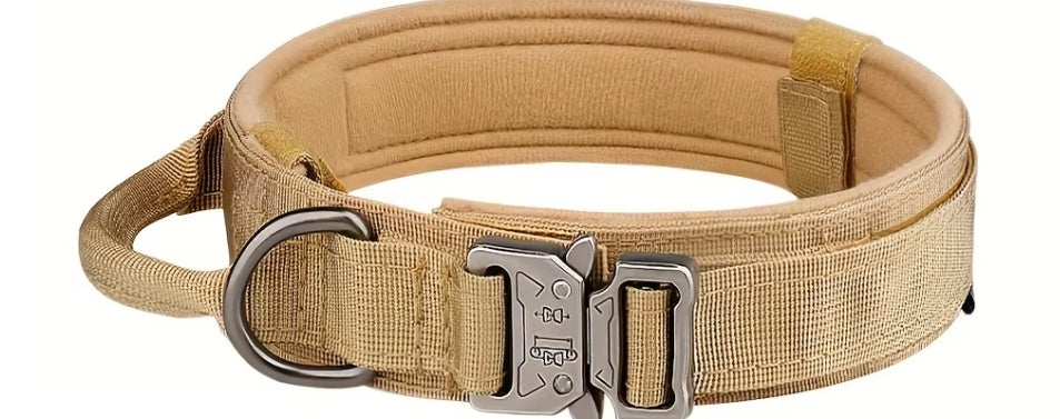 Tactical Dog Collar And Leash Set Control Handle