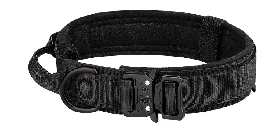 Tactical Dog Collar And Leash Set Control Handle