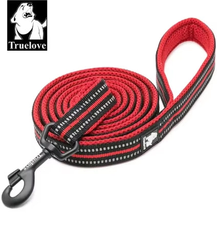 Reflective Nylon Mesh Padded Puppy Large Dog or Cat Leash