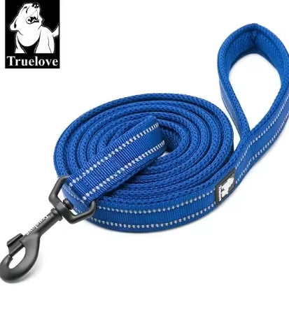 Reflective Nylon Mesh Padded Puppy Large Dog or Cat Leash