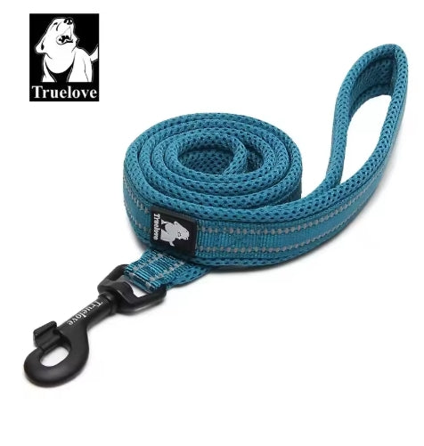 Reflective Nylon Mesh Padded Puppy Large Dog or Cat Leash